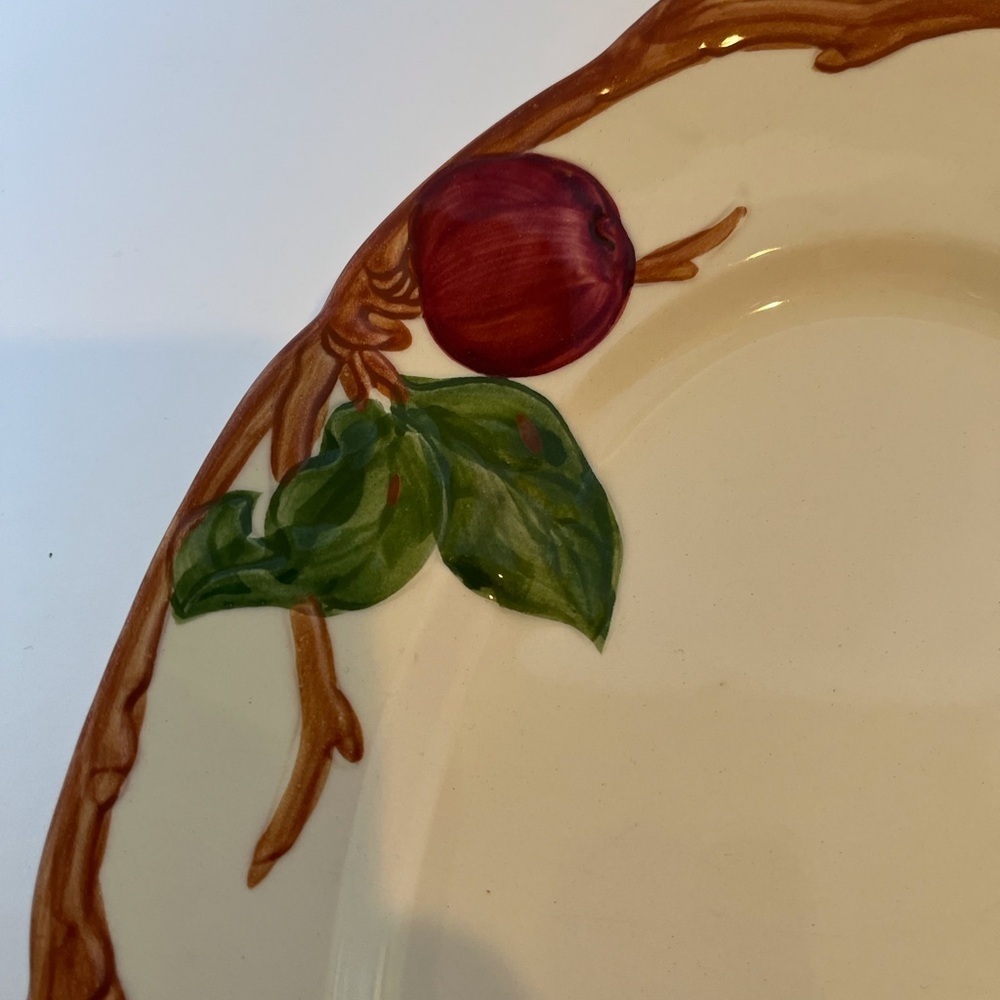 Franciscan Earthenware Platter Apple Pattern - Picture 2 of 9